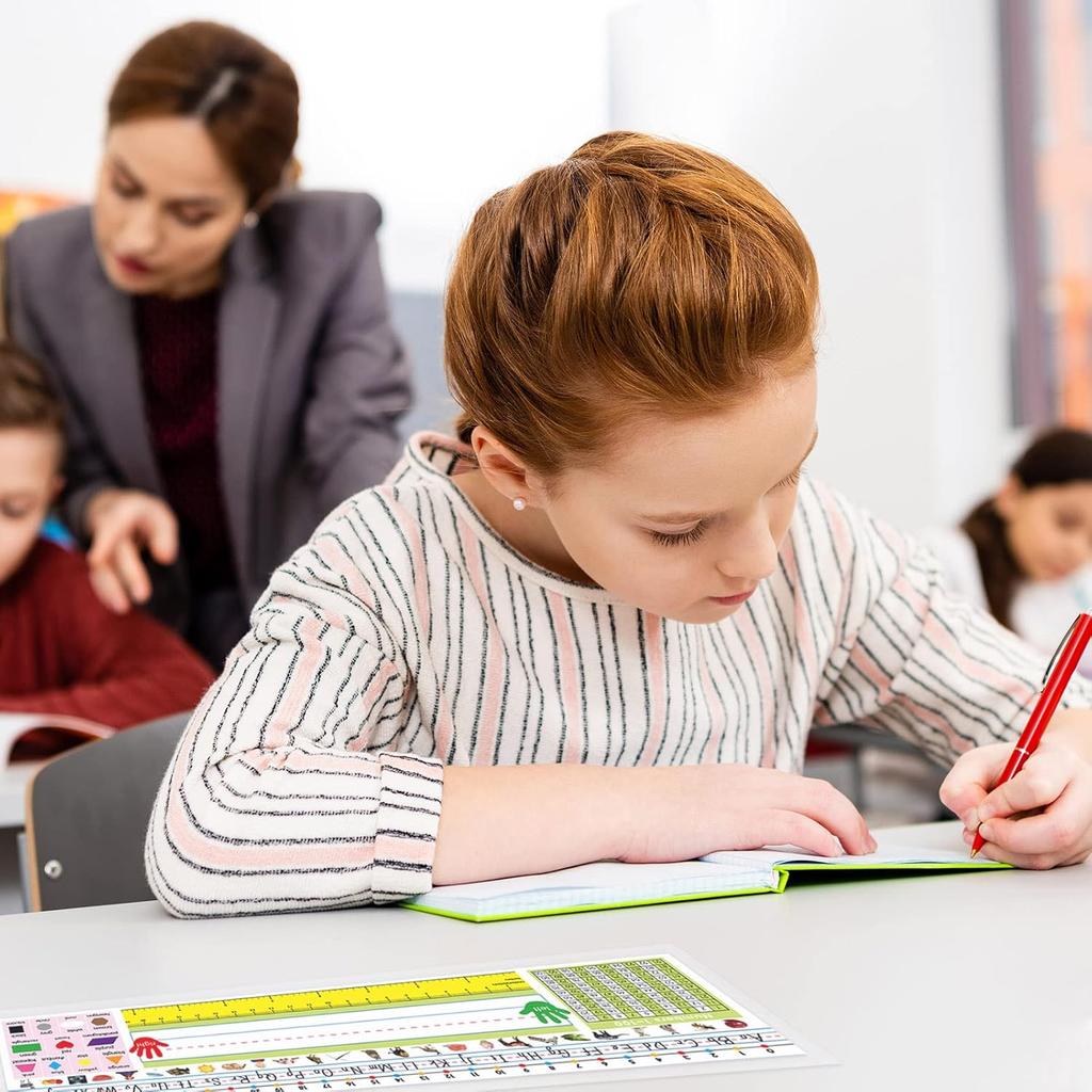 Fancy Land Nameplate Pocket Self Adhesive Nameplates Covers for Students Desk 40 Pcs 4.7 x 14.2 Inches