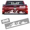 MORYTRADE Body Side Set of White Stickers, Decals, 4x4, Mountain, Outdoor, 150x28cm, 2,