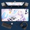 Игровой Blue Archive Кавайная Сорасаки Хина Коврик для мыши Нескользящий коврик для клавиатуры компьютера Большой резиновый аксессуар для ПК Ковер для офисного шкафа