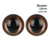 Color DIY Toy Accessories 3D Eyes Doll Accessories Stuffed Animal Supplies Eyes with Eyelashes