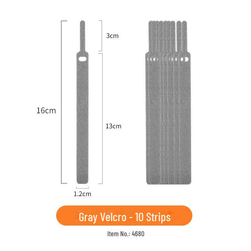 Power Cable Organizer Set: Desktop Charger & Data Cable Storage with Cover