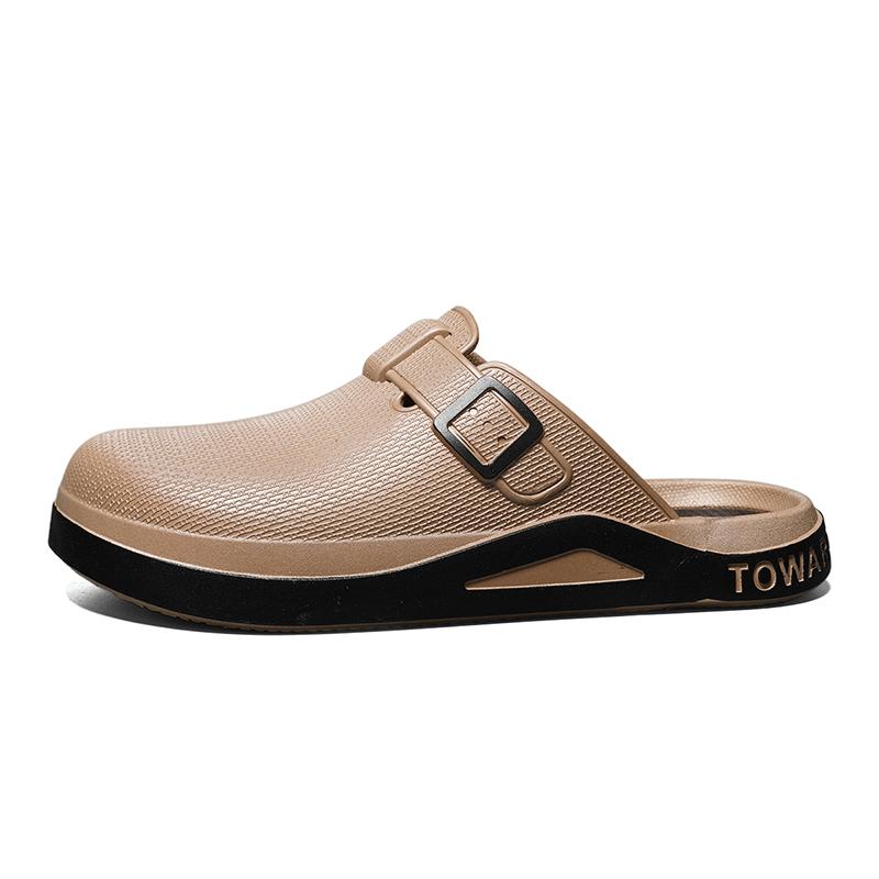 Сабо Тапочки Для Мужчин Садовая Обувь Повседневная Водонепроницаемая Пляжная Летняя EVA Плоские Сандалии Отпуск Бассейн Мужская Обувь