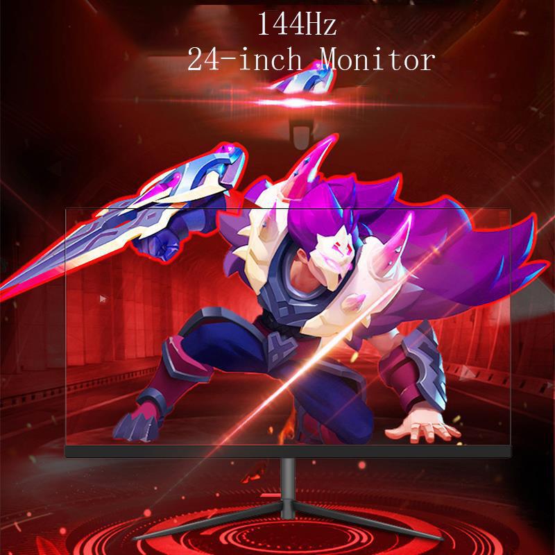24-дюймовый монитор для киберспорта — IPS-монитор FHD 1080P, 165 Гц, светодиодный монитор, 99% SRGB, HDMI, VGA, машина регулировки наклона, черный, белый