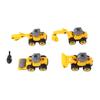 4 In 1 Construction Vehicles Truck Toys Set Take Apart Educational Portable Engineering Toys