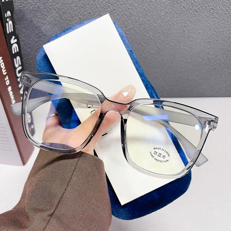 Gradient Green Fashion Square Anti Blue Light Glasses Women Luxury Brand Big Frame Presbyopia Eyeglasses Female Reading Glasses