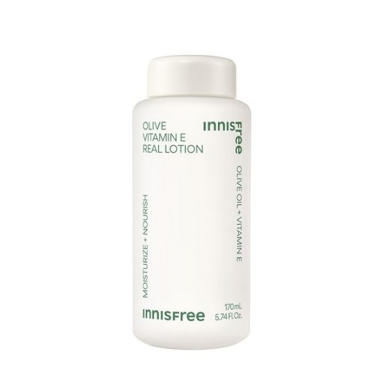 Innisfree Olive Vitamin E Real Lotion Vegan Nourishing & Antioxidant Moisturizer 170ml