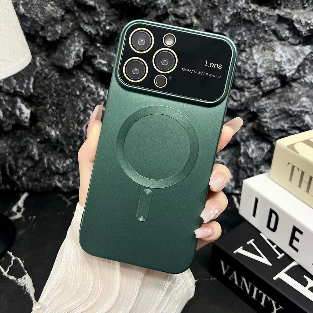 Роскошные однотонные магнитные мягкие чехлы для iPhone 15 14 13 12 11 Pro Max Plus, большой защитный чехол для окна камеры Magsafe, чехол для телефона