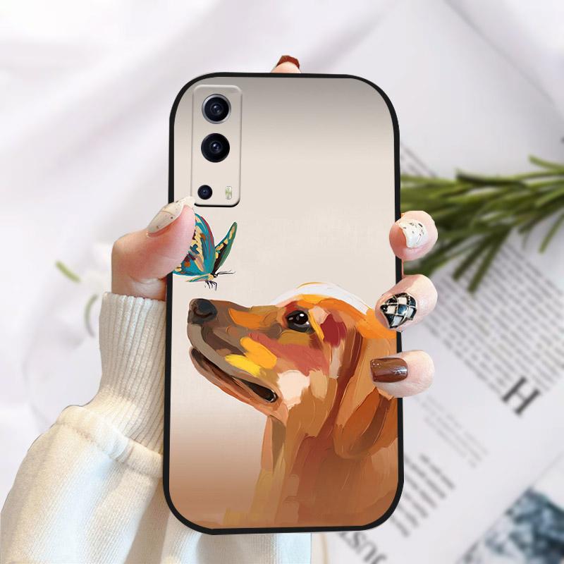Чехол-крышка для Vivo Y72 Y52 5G, стильный, окрашенный, силиконовый, мягкий ТПУ, защитный корпус для телефона, для Vivo Y 72 52 5G, ударопрочный бампер