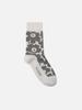Marimekko Kirmailla Unikko Socks, Women's, Size 34, Gray and White, 52_1_52229191498