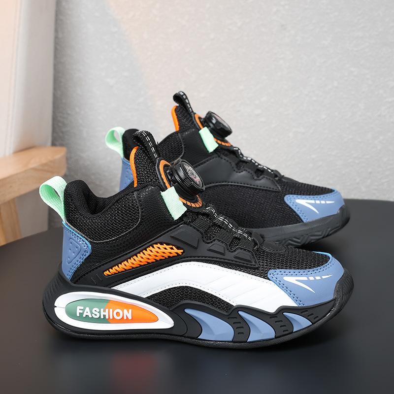 Classmate's New Leather Surface Breathable Children's Sports Shoes Boys' Shoes Spring and Autumn Middle School Children's Girls' Casual Running Shoes