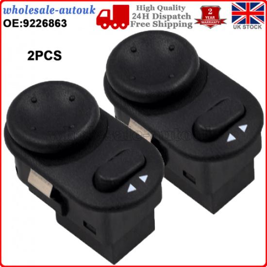 2 шт. Для Opel Vauxhall Vectra B Astra G Zafira A Переключатель регулировки зеркал 9226863