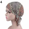 Casual Beanies Headwrap Floral Print Turban Women National Wind Chemotherapy Hat Cotton Hat Bandana