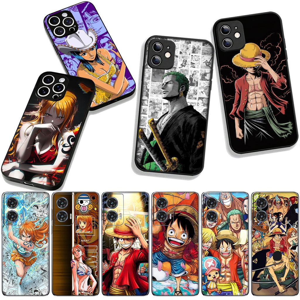 for Samsung Galaxy A36 A17 A26 A07 A35 A54 A53 A13 A33 A34 S8 S9 S20 S21 FE S10 Plus Case Nami Roronoa Zoro One Pieces Luffy