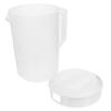 Cold Water Kettle Plastic Juice Pitcher 5000ml Heat Resistant Lid Perfect for Beverage Storage Party Picnic Measuring Kettle
