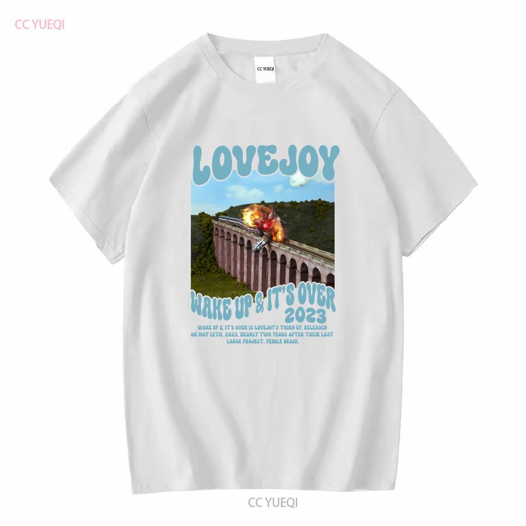 Wake Up and Its Over Lovejoy Band Black T Shirt Cotton S 5XL vintage Washed designer clothes streetwear Stylish Versatile