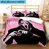 1PC Scr-eam Horror Movie 3pcs Bedding,Including 1pc Duvet Cover And 2pcs Pillowcases Perfect for Christmas,Ideal for Bedroom, Dormitory