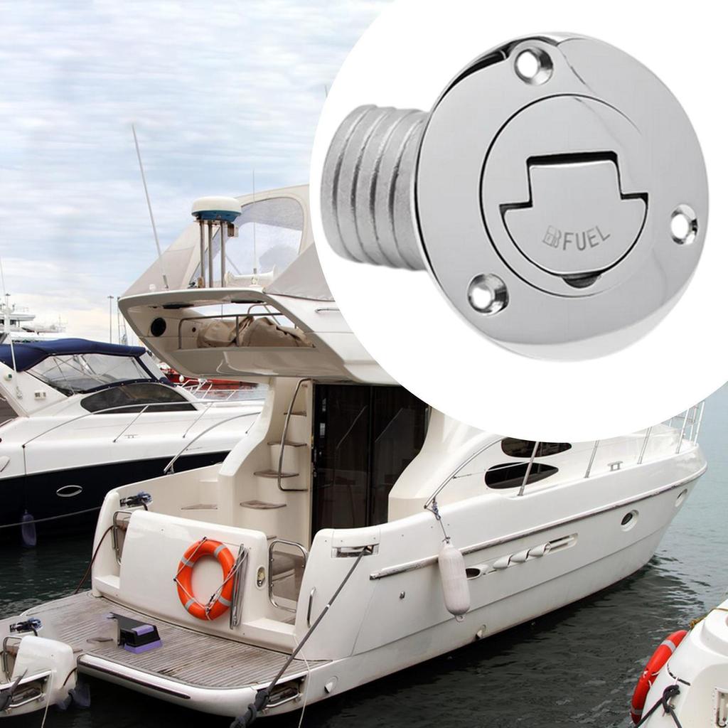Крышка заливной горловины для палубы лодки, морская фурнитура для шланга 38 мм, удобная, прочная, из нержавеющей стали, для яхт, автофургонов