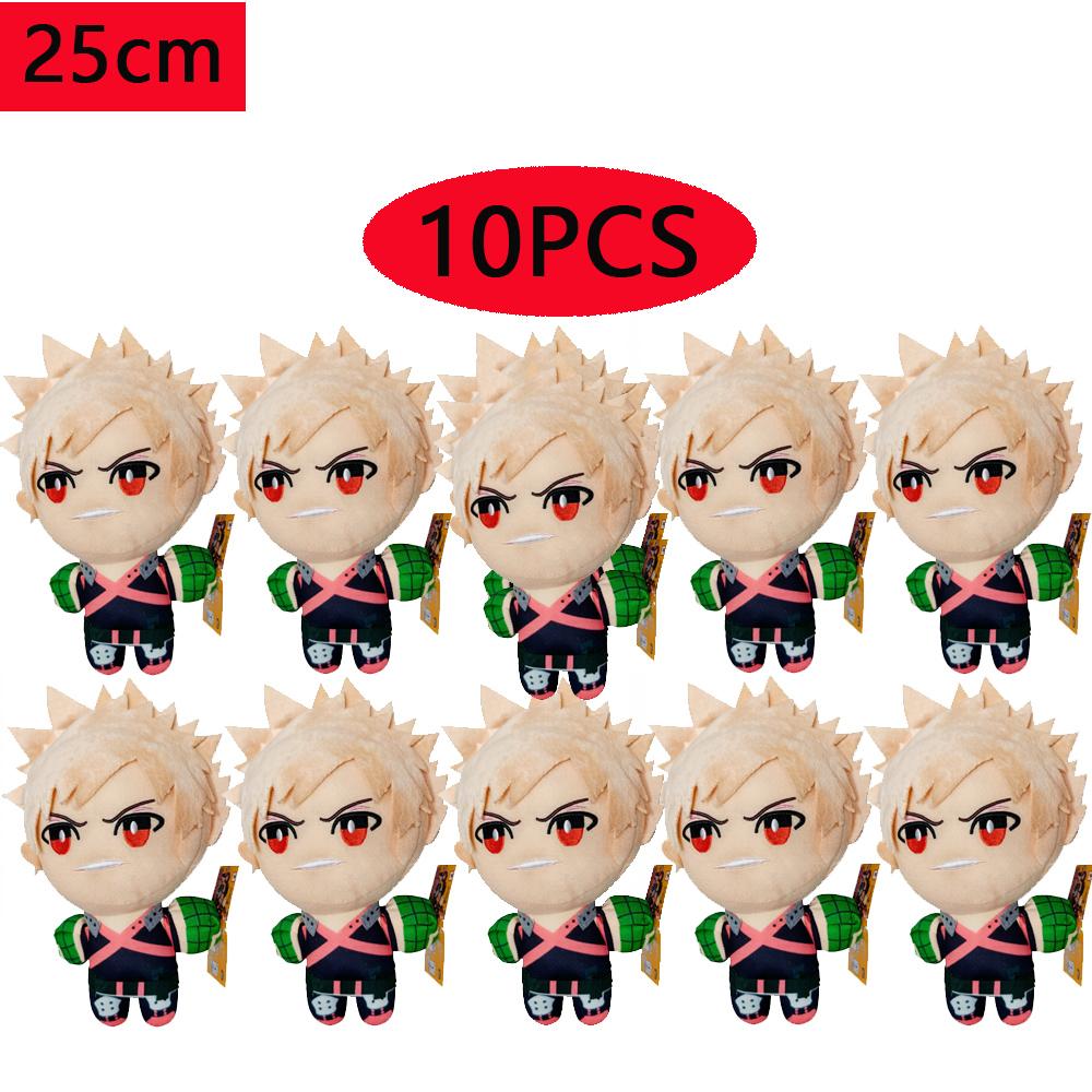 Anime My Hero Academia Plush Toys Cartoon Izuku Midoriya Katsuki Bakugou Shouto Todoroki Stuffed Dolls Kids Gifts