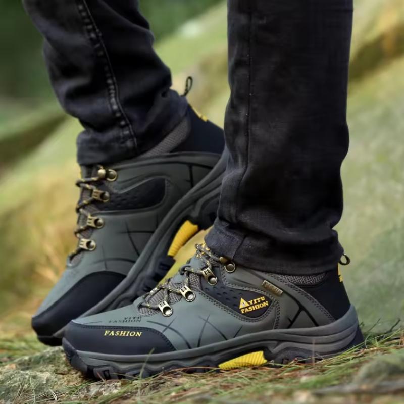 Fashion Men's Boots Non-slip Outdoor Hiking Shoes Comfortable Man Running Shoes Lace Up Platform Men Sneakers Plus Size 39-47 Zapatillas