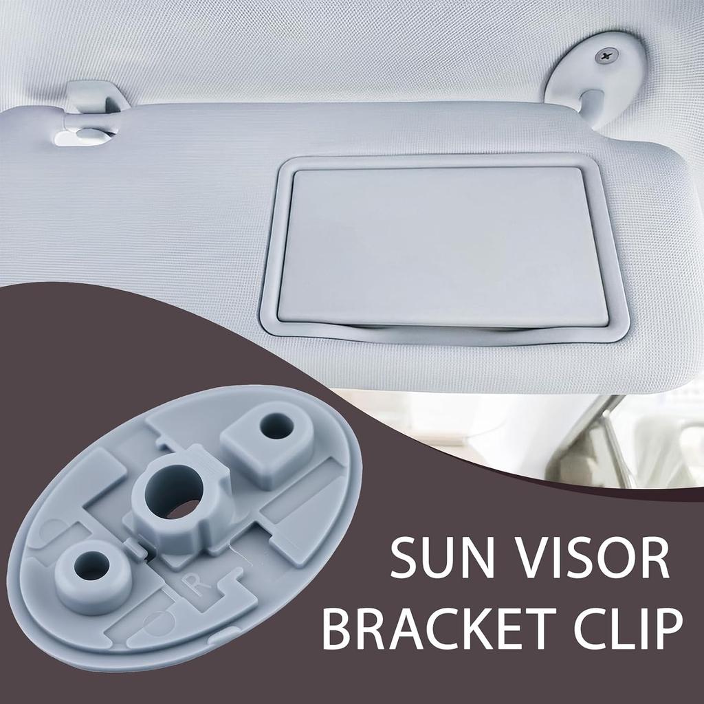 Sun Visor Mount Clip Right Passenger Side Sun Visor Repair Bracket Car Visor Mount Clip Compatible with Toyota Tacoma 2005-2015 Replacement for