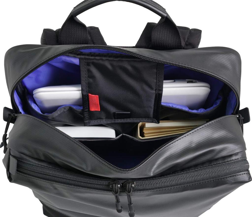 Manhattan Passage 3316BK Хорошо организованный городской рюкзак, Плюс 2.1 (черный)