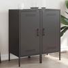 VidaXL Buffets 2 Pcs, Cabinets with Legs, Cupboards with Door, Storage Furniture Living Room Bedroom, Black 36x39x79 843013