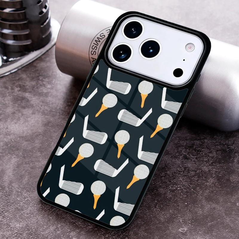 Чехол для телефона со спортивным мячом для гольфа для iPhone 17,16e,15,14,13,12,11,Mini,Pro,MAX мягкий силиконовый чехол