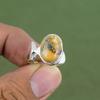 Maligano Jasper Ring 925 Sterling Silver Ring Decent Jewelry Very Pretty Gemstone Ring Handmade Jewelry Gift For Wife Available In Ring Size