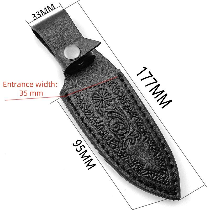 Ножны для ножа из натуральной кожи, ножны для ножа из коровьей кожи, небольшой прямой охотничий нож