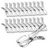 HIRAISM Stainless Large for Clothes Drying of Clothespins, Steel, Strong, Size, Windproof, Futons, Rods, (Pack 20)