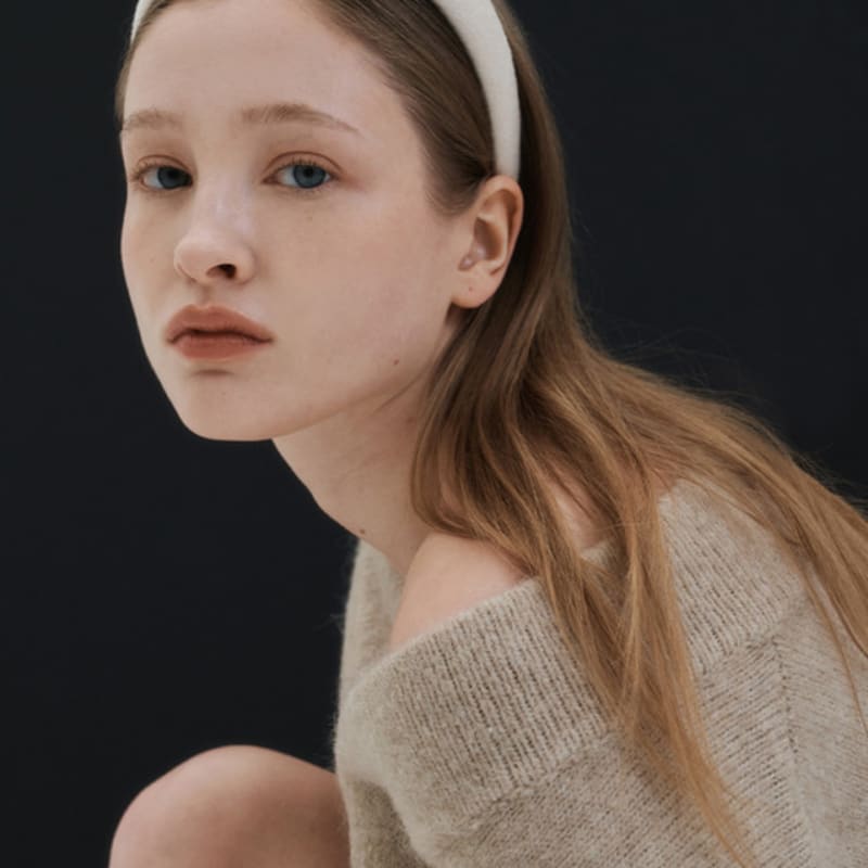 OOV Повязка на голову цвета слоновой кости