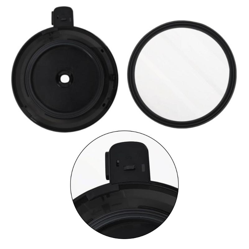 Reusable Outer Bowl Lid Ice Cream Maker Replacement Component ABS Texture for Smooth Operation and Splashs Prevention