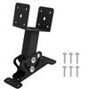 Pergola Roof Riser Beam Bracket Kit Carbon Steel Adjustable Roof Riser Bracket Kit Fits 4x4 and 4x6