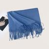 Autumn and Winter New Solid Color Scarf Imitation Cashmere Scarf Women's Warm Shawl Scarf