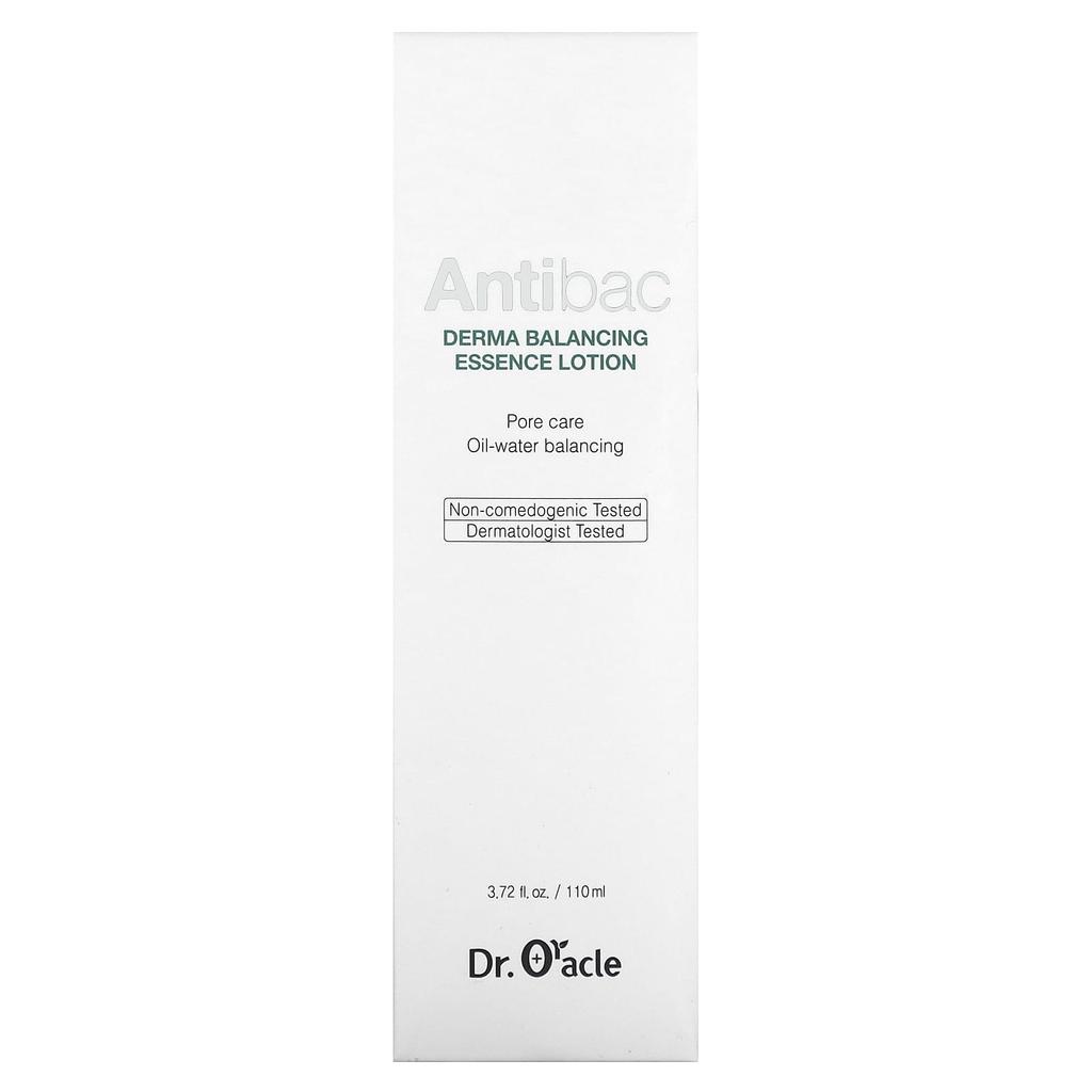 Доктор. Oracle, Antibac, лосьон-эссенция для балансировки кожи, 3,72 жидких унций (110 мл)