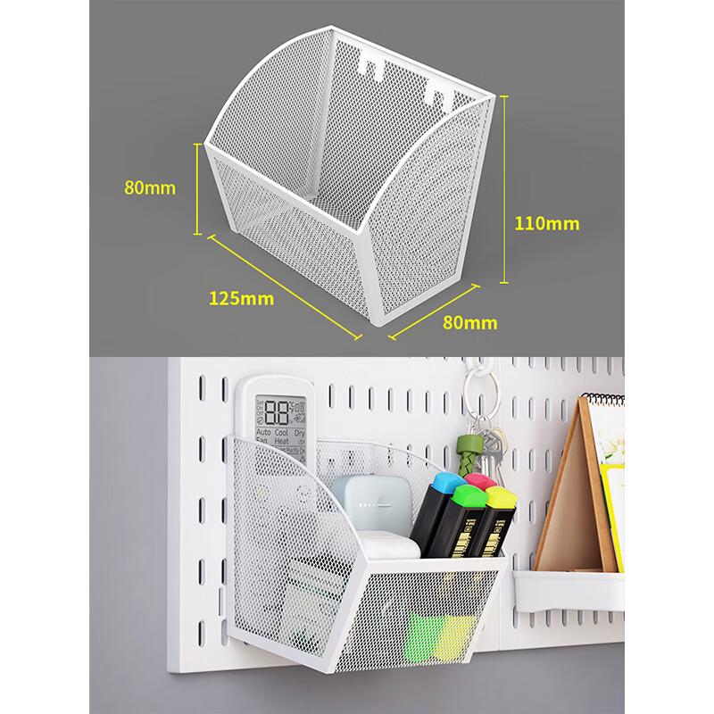 Miflame DIY Pegboard Wall Storage Shelf