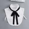 New Fake Victorian Stand Up Collar White Black Lace Collars Detachable For Women Blouse Lapel Shirt False Collar Woman