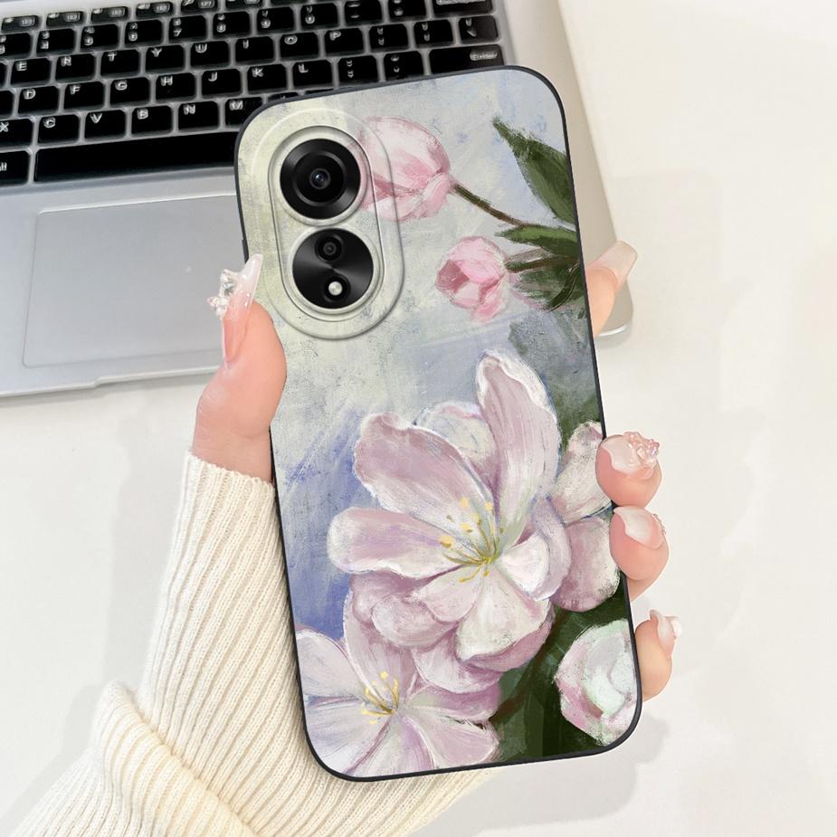 Чехол для Oppo A78 4G CPH2565 Новая Мода Конфетный Расписной Задний Чехол Ударопрочный Чехол для Телефона Для Oppo A78 A 78 OppoA78 4G Мягкие Fundas