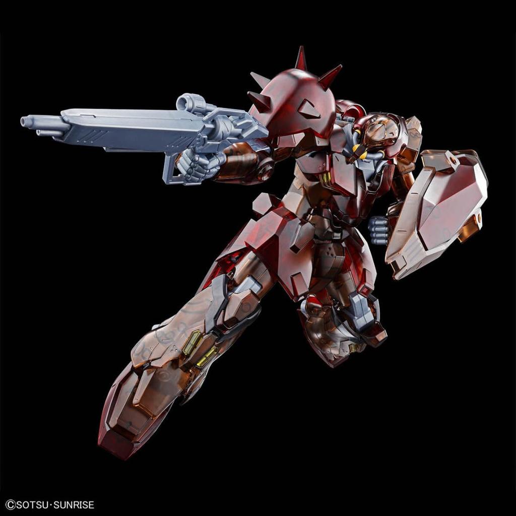 HG Мессер F01 Тип Мобильный доспех Gundam Flash Event Ограниченная серия BANDAI SPIRITS Gundam Base Пластиковая модель 1/144 [Прозрачный цвет] Хасавея