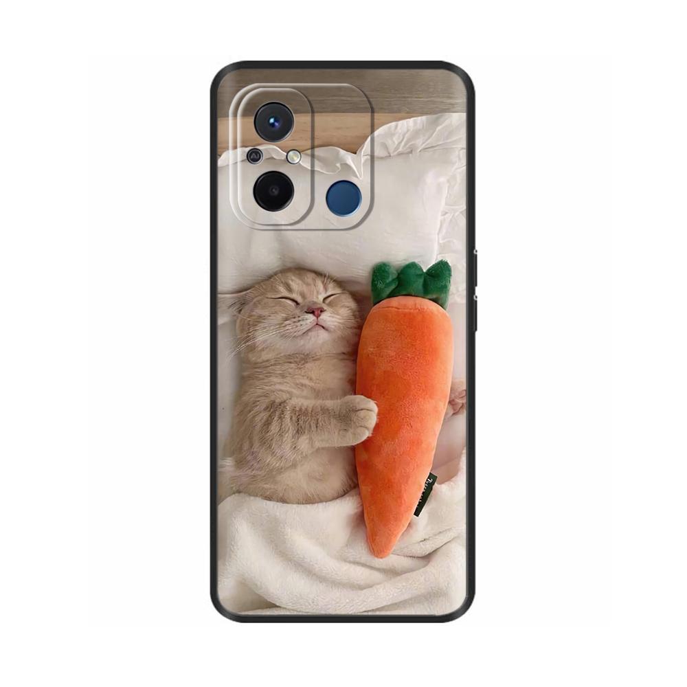 Чехол для Redmi 12C Чехол Redmi12C Мягкий Гладкий Жидкий Силиконовый Мультяшный Чехол для Телефона Для Xiaomi Redmi 12C Чехол 12 C Fundas Coque