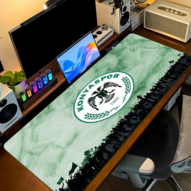Konyaspor Color Mouse Pad Large Gaming Table Cushion Non-slip Laptop Tablet Big Mousepad XXL Mat Mini PC Playmat With Lock edge