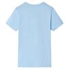 T-shirt pour enfants avec manches courtes bleu clair 92/104/116/128/140