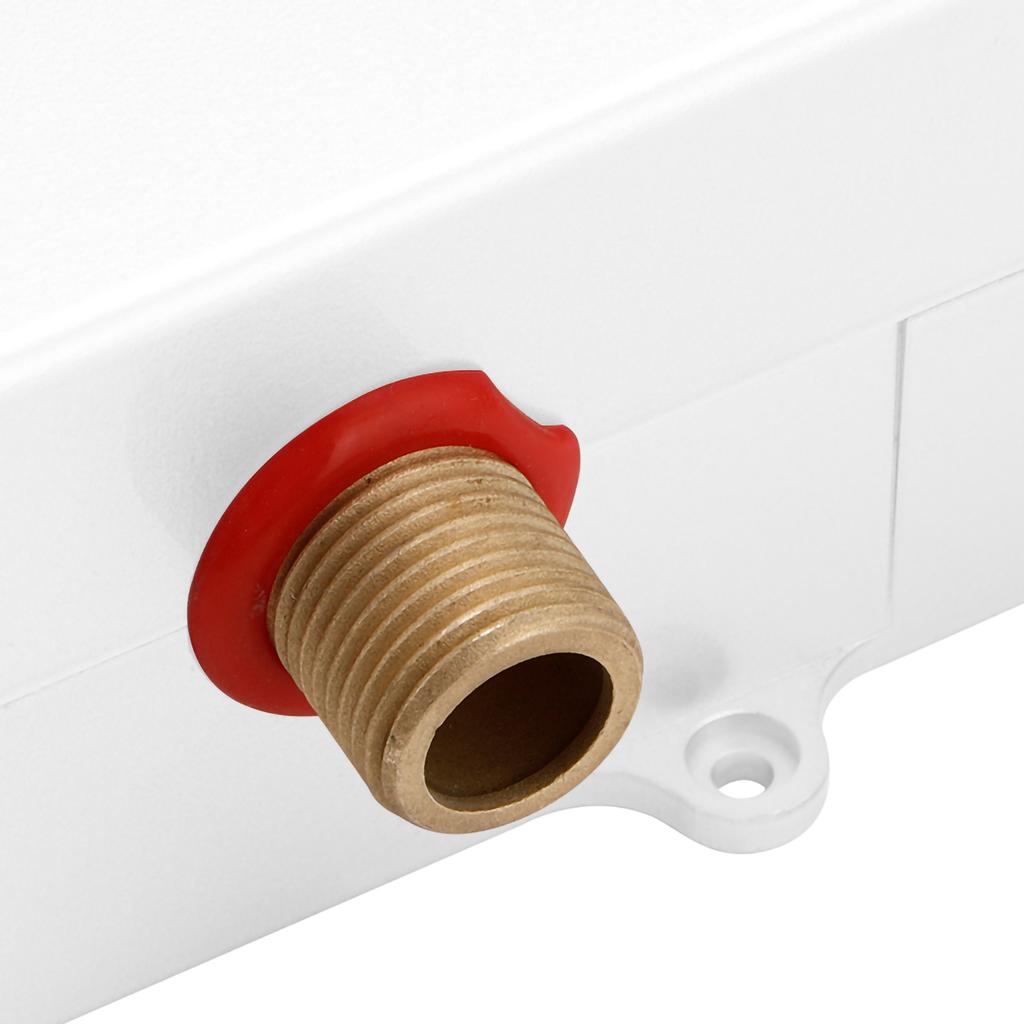 Household Mini Electric Water Heater Instant Tankless Water Heater Heating MachineWhite EU Plug