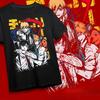 Chainsaw Man T-Shirt Chainsaw Man Anime CSM Denji Power Black Shirt All Size Magishirt Graphic T Shirts Oversized T Shirt
