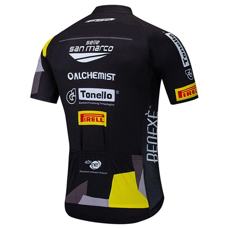 Mens Cycling Jersey Bib Shorts Set Quick-Dry Breathable Bike Wear