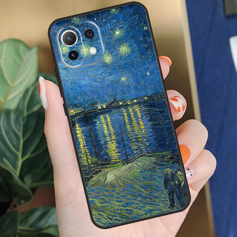 Масляная картина Ван Гога Чехол для Xiaomi 15 14 Ultra 13T 14T 15T Pro 17 Pro Max POCO X7 Pro X5 X6 F5 F6 F7 F8 Чехол