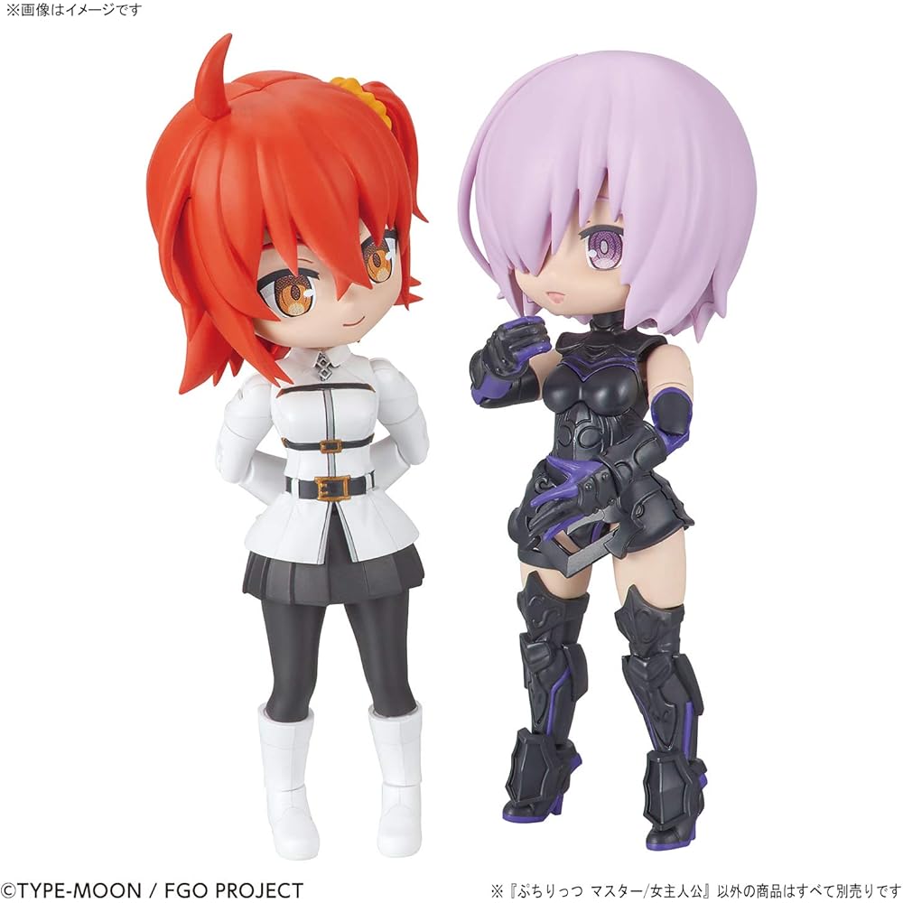 Puchiritsu Fate/Grand Order Мастер Женский Протагонист Пластиковая Модель с Цветовой Кодировкой Масштаб 1/8