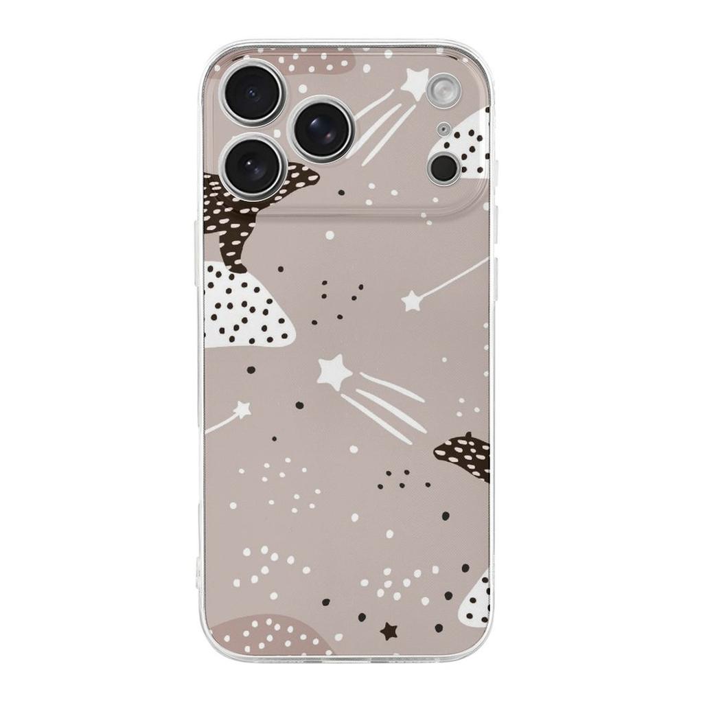 1 Pack For Iphone 17/17Air/17Pro/17ProMax Ultra Thin TPU Case With Anti-Slip Sides, Scratch Resistant Back And Corner Cushion