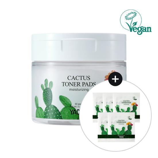 Yada Cactus Toner Pad (60 Sheets of Original Product + 10 Additional Sheets Given)