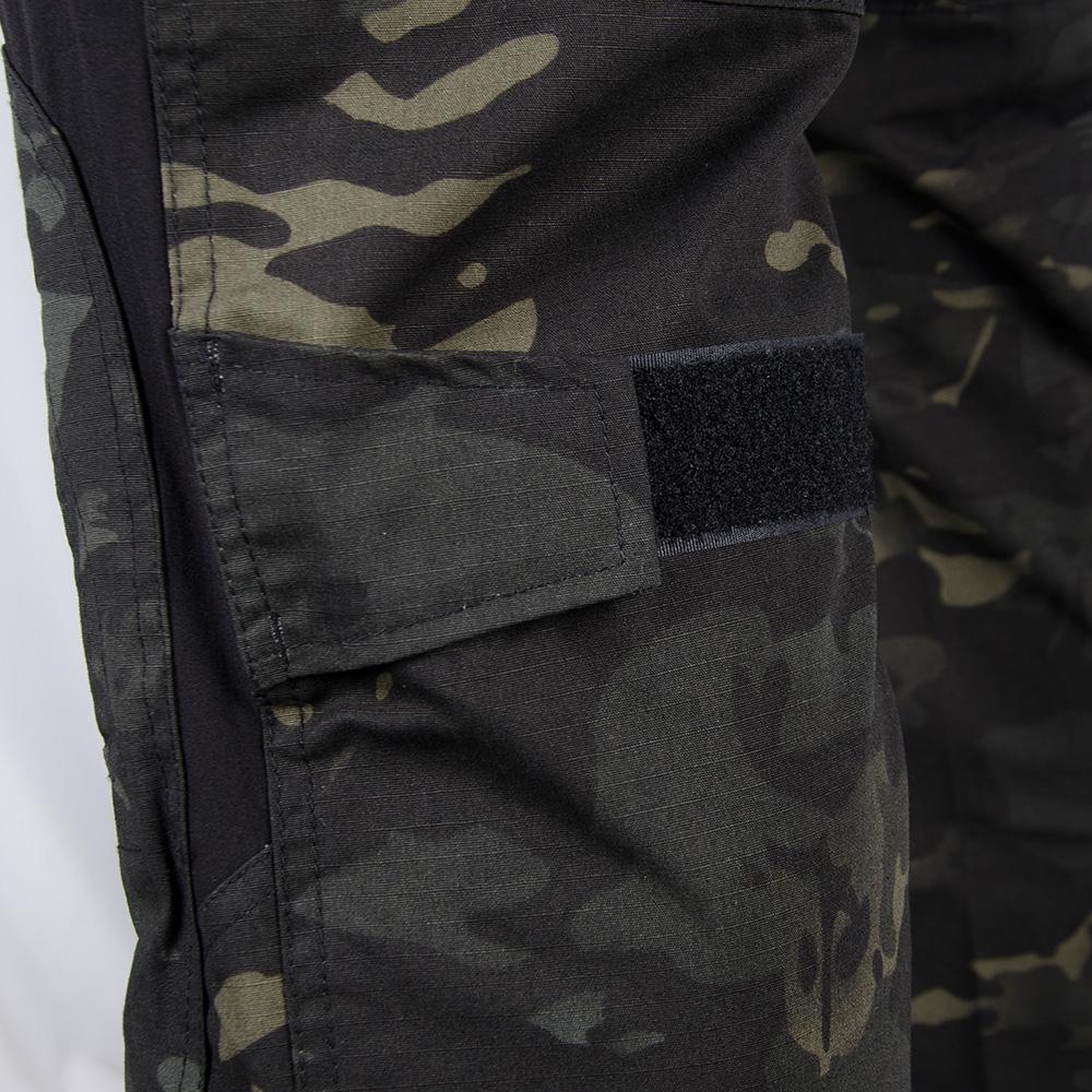 Черная камуфляжная страйкбольная форма Multicam с тактическими штанами наколенники армейская военная форма для мужчин